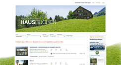 Desktop Screenshot of hausbuchen.de
