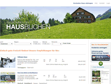 Tablet Screenshot of hausbuchen.de